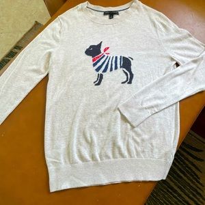 Banana Republic French Bull dog sweater